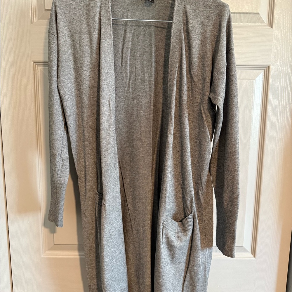 Halogen Open-Front Cashmere blend Women's Sweater